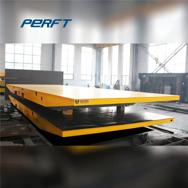 industrial transfer trolley with flat steel deck 1-300 t